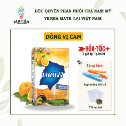 Trà Yerba Mate hương vị cam 500gr - Taragui Naranja De Oriente: Có hương thơm nồng nàn của cam, thưởng thức trà cho cảm nhận rất dễ chịu và thư giãn