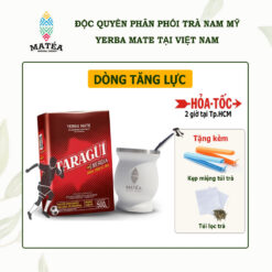 Combo trà Yerba Mate Taragui + Energia 500gr & cốc Gourd: được gặt hái vào mùa hè là thời điểm khi hàm lượng Cafein của trà ở mức cao nhất