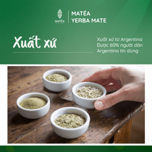 Trà Yerba Mate vị rau má, phổ nhĩ 500gr - Canarias Centella mang hương vị hòa quyện giữa lá trà Yerba Mate, rau má và trà Phổ Nhĩ chất lượng cao không chỉ